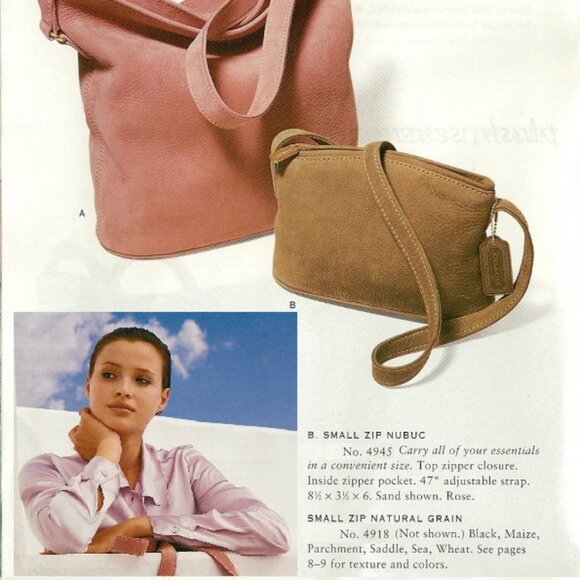 Vintage Coach, Sonoma Small Zip Natural Grain - Picture 4 of 16